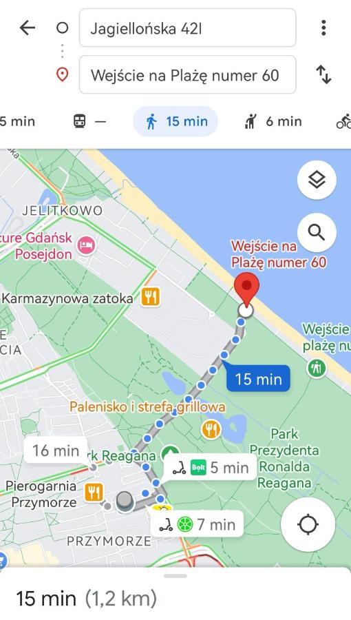 Mieszkanie Przy Morzu Danzig Exterior foto